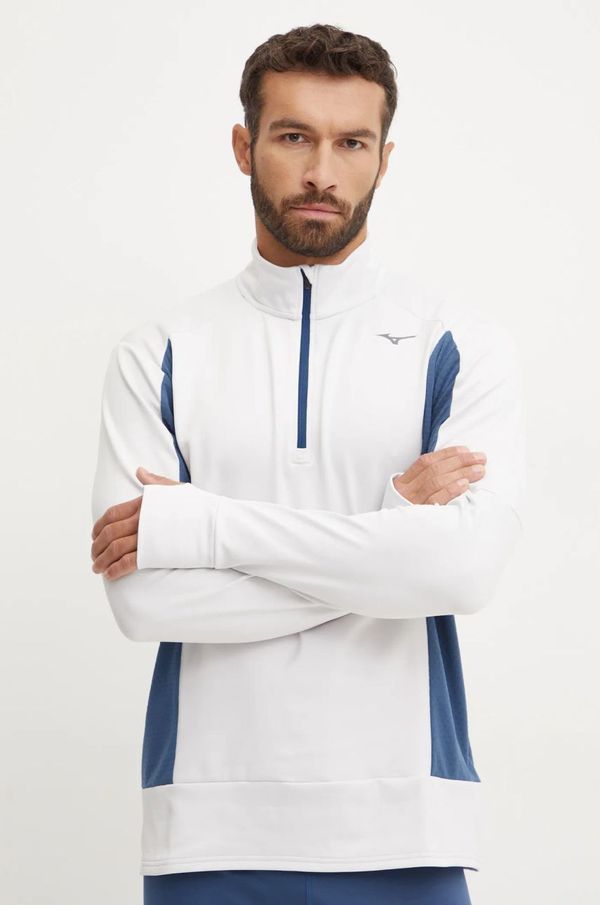 Mizuno Dukserica za trčanje Mizuno Warmalite boja: siva, bez uzorka