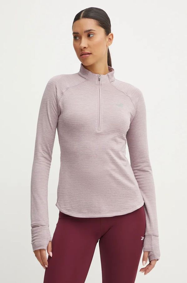 New Balance Dukserica za trčanje New Balance Athletics Heat Grid boja: ružičasta, WT43200IWH