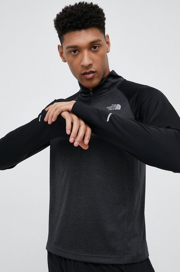 The North Face Dukserica za trčanje The North Face boja: crna, glatka