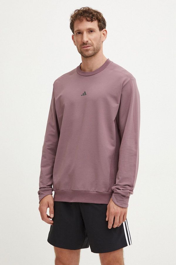 adidas Performance Dukserica za trening adidas Performance boja: ljubičasta, s aplikacijom, JF4240