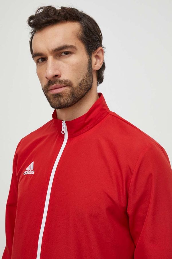 adidas Performance Dukserica za trening adidas Performance Entrada 22 Presentation boja: crvena, bez uzorka