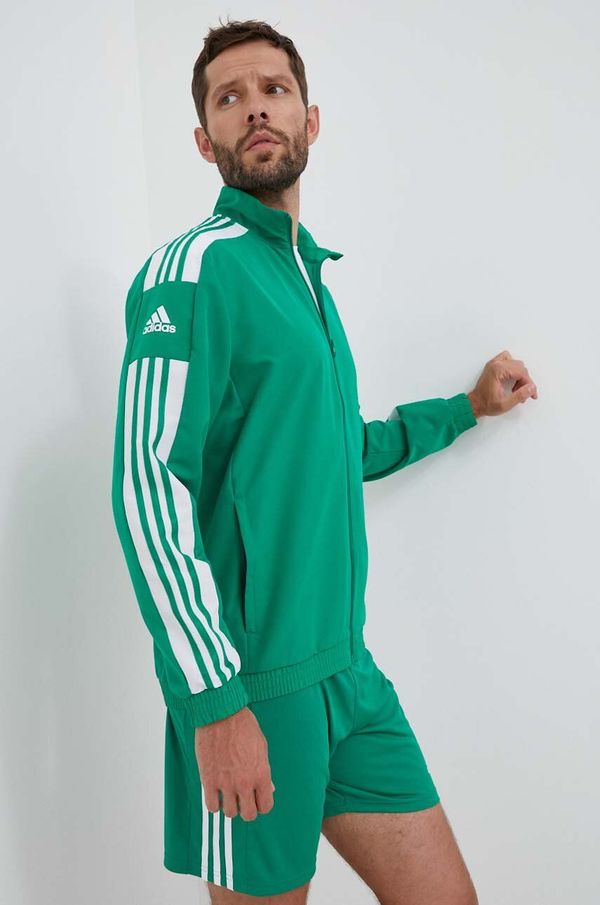 adidas Performance Dukserica za trening adidas Performance Squadra 21 boja: zelena, s aplikacijom