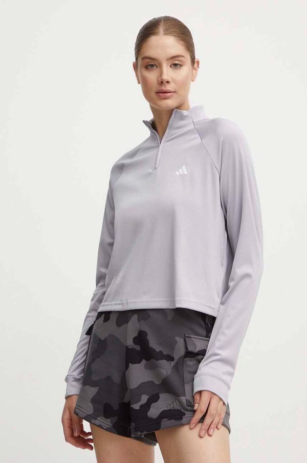 adidas Performance Dukserica za trening adidas Performance Train Essentials boja: siva, bez uzorka, IX1021