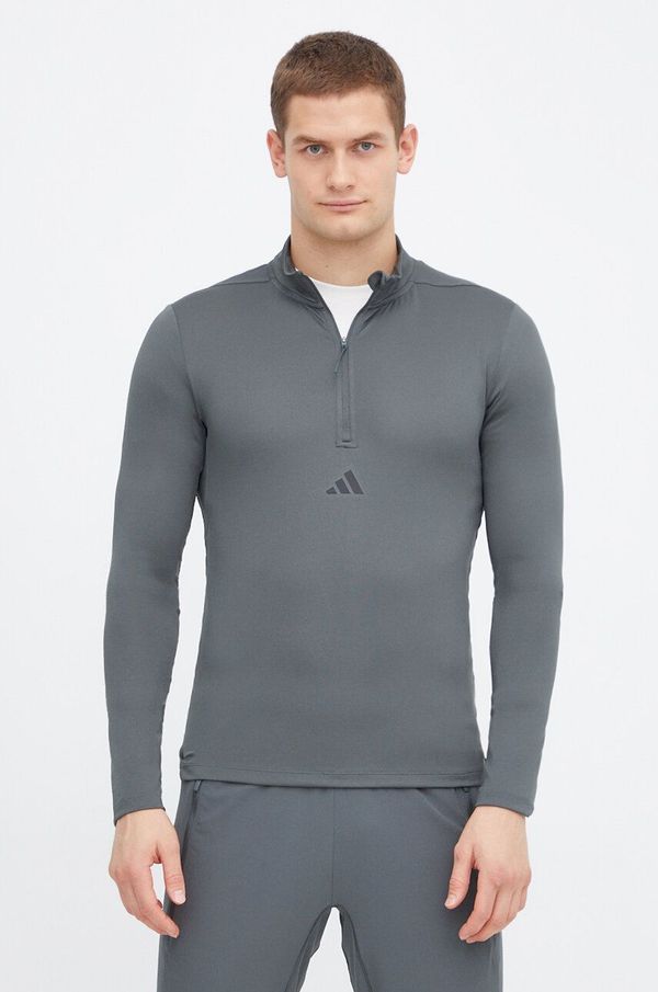 adidas Performance Dukserica za trening adidas Performance Workout boja: zelena, bez uzorka