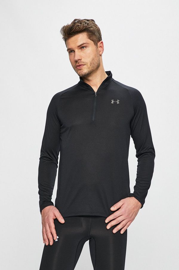 Under Armour Dukserica za trening Under Armour Tech 2.0 boja: crna, melanž