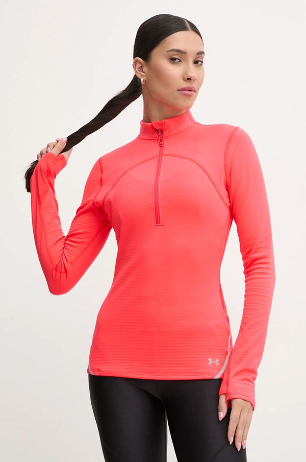 Under Armour Dukserica za trening Under Armour Vanish Cold Weather boja: crvena, bez uzorka, 1386417