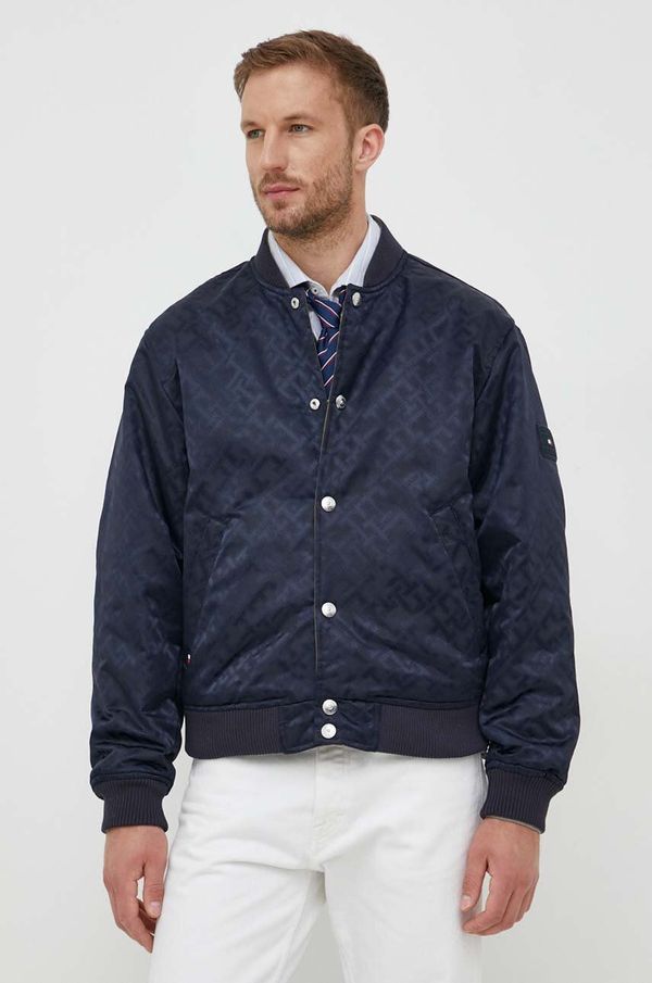 Tommy Hilfiger Dvostrana bomber jakna Tommy Hilfiger za muškarce, boja: zelena, za prijelazno razdoblje