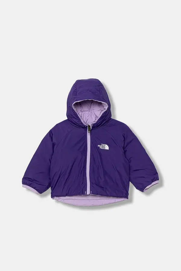 The North Face Dvostrana dječja jakna The North Face BABY REVERSIBLE PERRITO HOODED JACKET