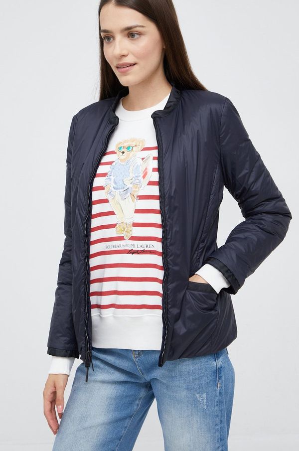 Emporio Armani Dvostrana jakna Emporio Armani za žene, boja: tamno plava, za prijelazno razdoblje