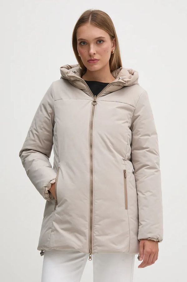 Geox Dvostrana jakna Geox za žene, boja: bež, za zimu, W4628A-TC191-F1798