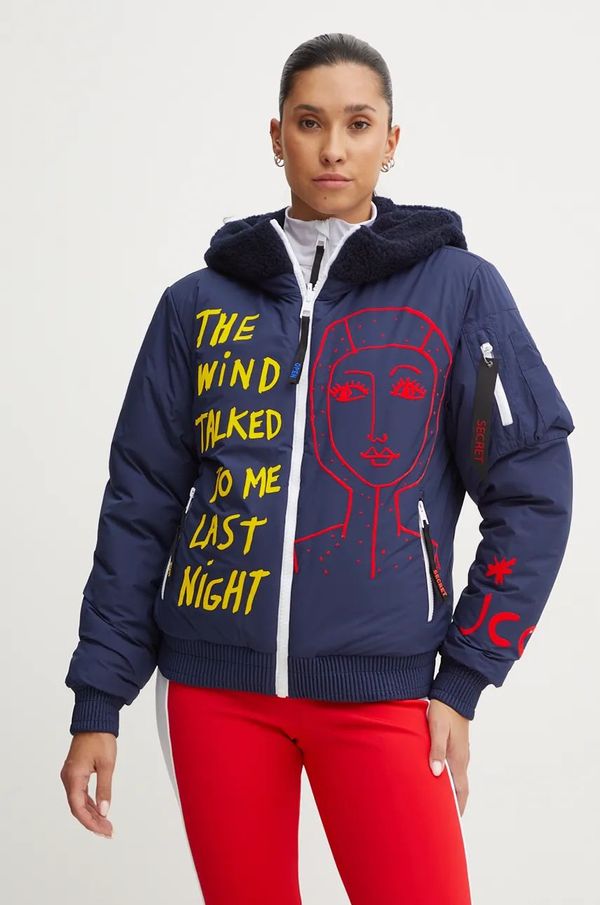 Rossignol Dvostrana jakna Rossignol Yety Fleecy x JCC boja: tamno plava, RLNWJ36