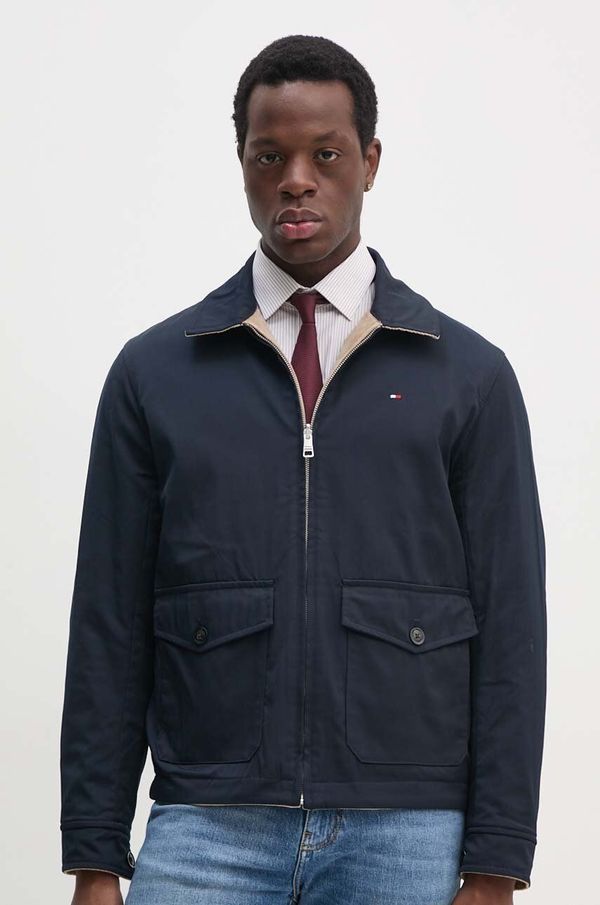 Tommy Hilfiger Dvostrana jakna Tommy Hilfiger za muškarce, boja: tamno plava, za prijelazno razdoblje, MW0MW36588