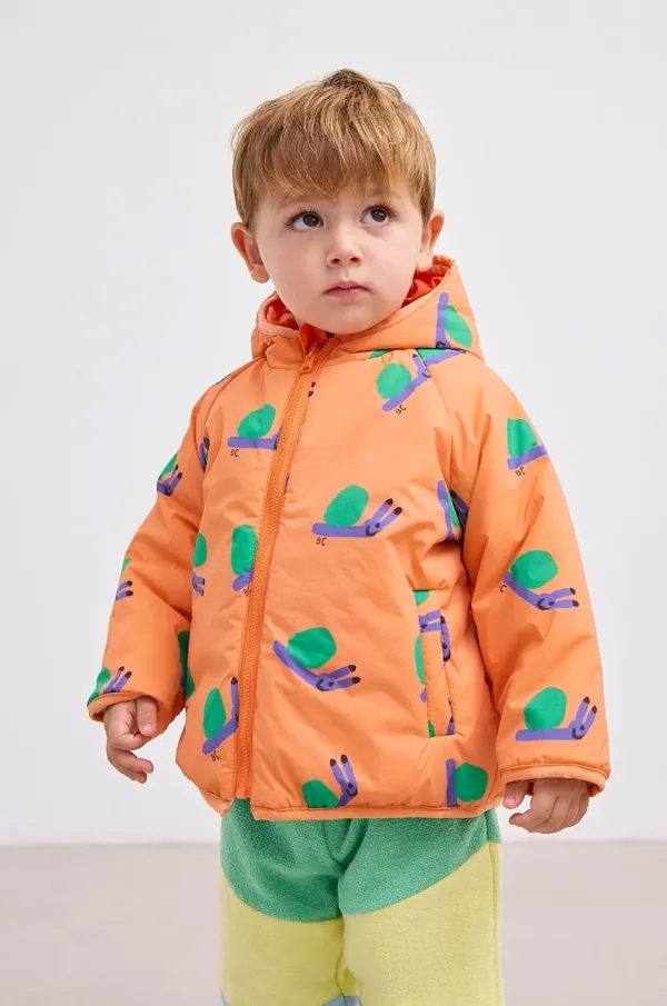 Bobo Choses Dvostrana jakna za bebe Bobo Choses boja: narančasta, 125AB094
