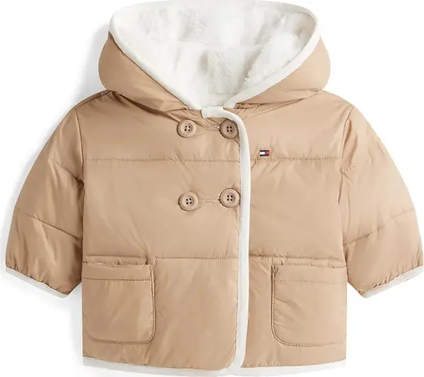 Tommy Hilfiger Dvostrana jakna za bebe Tommy Hilfiger