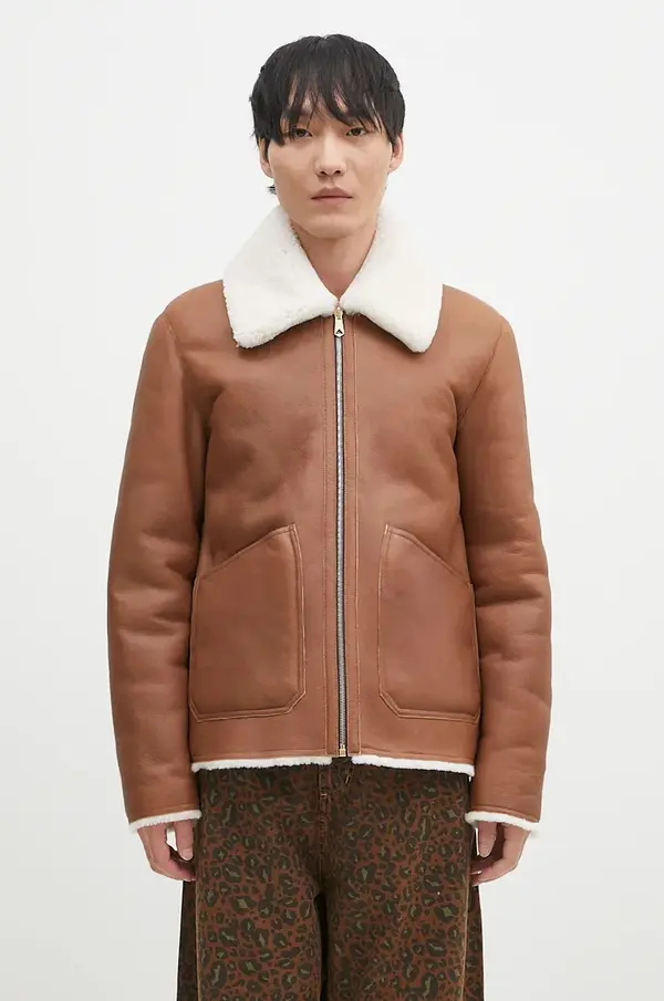 Paul Smith Dvostrana kožna jakna Paul Smith