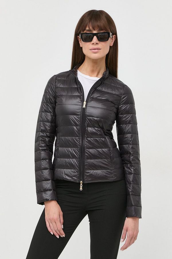 Patrizia Pepe Dvostrana pernata jakna Patrizia Pepe za žene, boja: crna, za prijelazno razdoblje