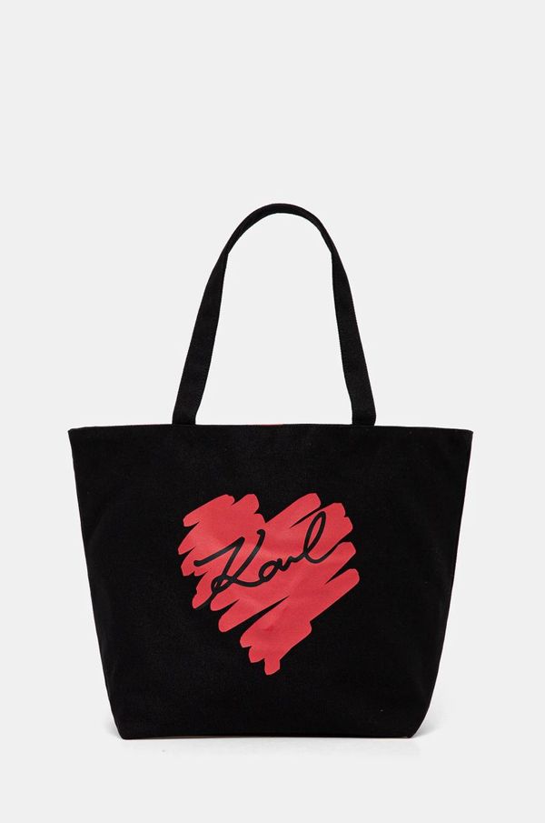 Karl Lagerfeld Dvostrana torba Karl Lagerfeld boja: crna, A1W50024