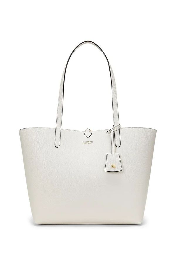 Lauren Ralph Lauren Dvostrana torba Lauren Ralph Lauren boja: bijela, 431795329