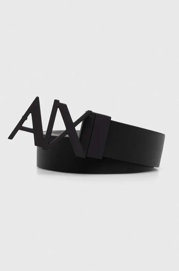 Armani Exchange Dvostrani kožni remen Armani Exchange