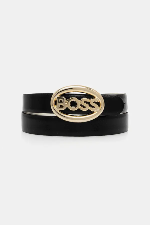Boss Dvostrani kožni remen BOSS  BOSS_Icon_Ov_Sr20_pp