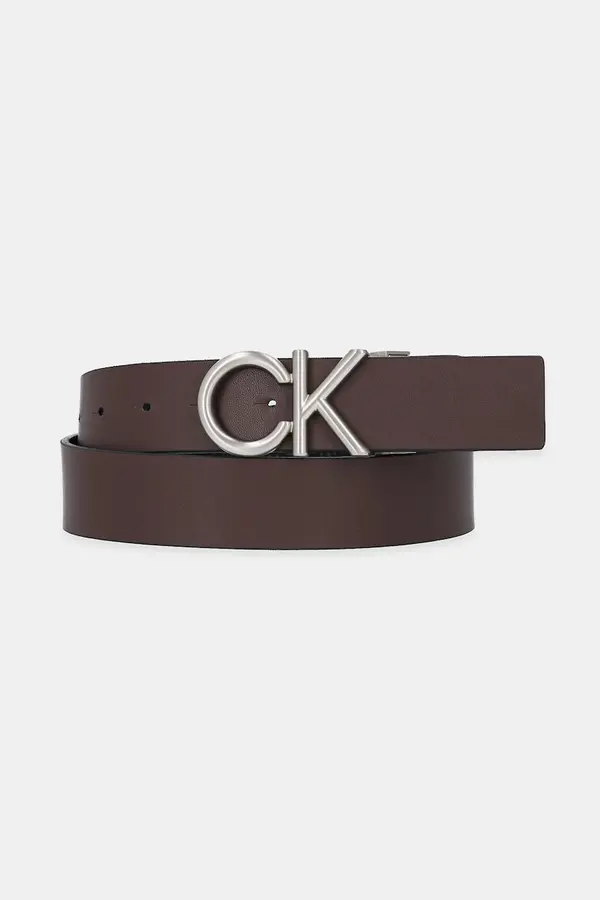 Calvin Klein Dvostrani kožni remen Calvin Klein