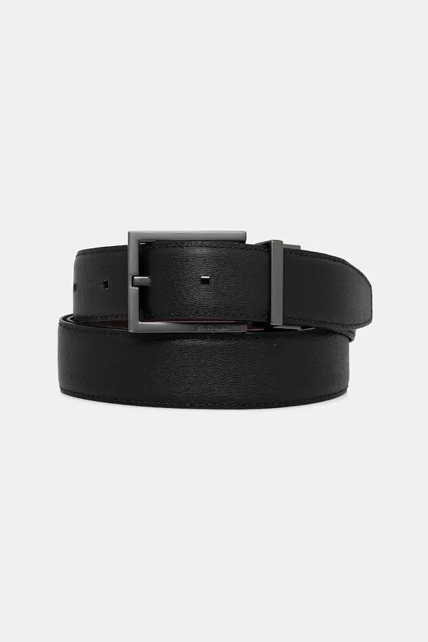 Calvin Klein Dvostrani kožni remen Calvin Klein