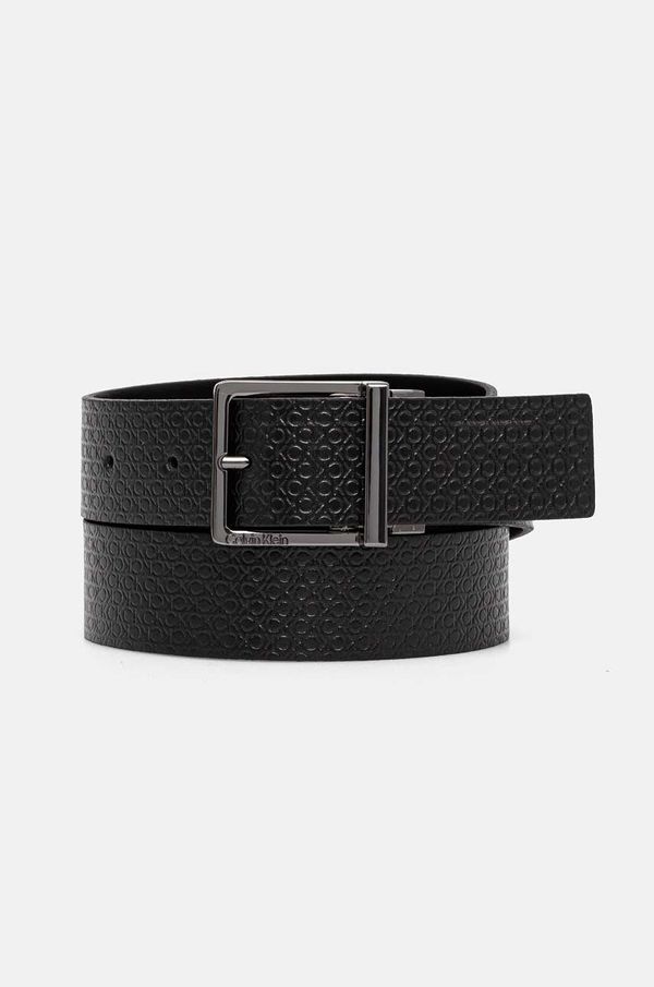 Calvin Klein Dvostrani kožni remen Calvin Klein za muškarce, boja: crna, K50K512337