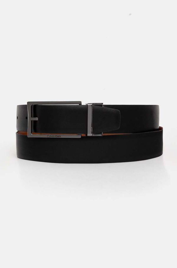 Calvin Klein Dvostrani kožni remen Calvin Klein za muškarce, boja: crna, K50K512339