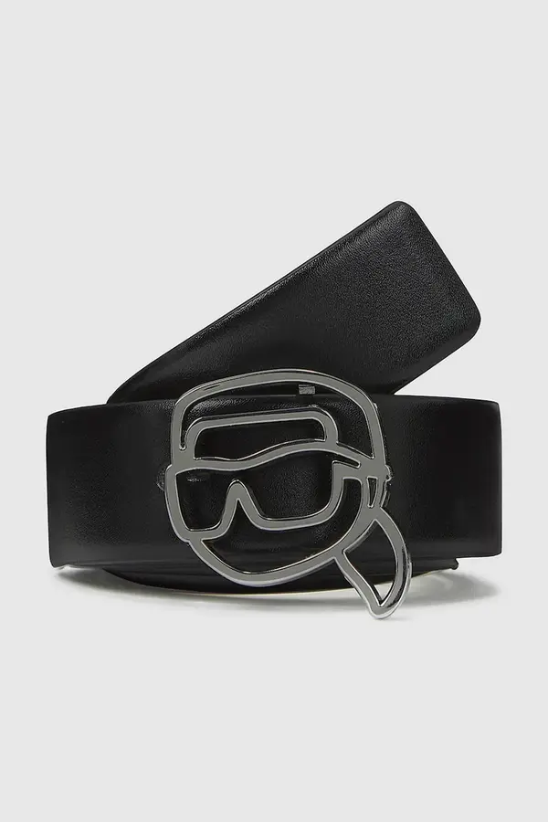 Karl Lagerfeld Dvostrani kožni remen Karl Lagerfeld IKON