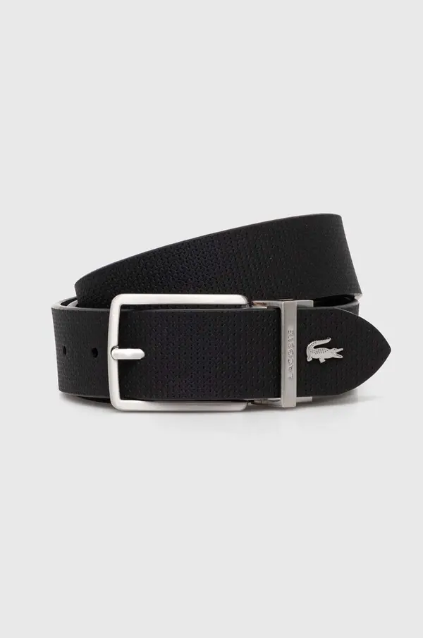 Lacoste Dvostrani kožni remen Lacoste