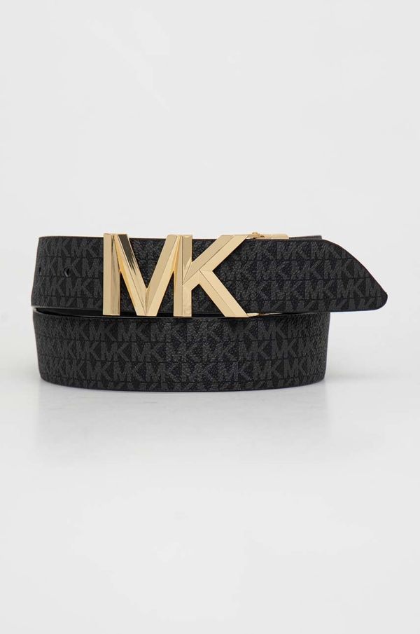 MICHAEL Michael Kors Dvostrani kožni remen MICHAEL Michael Kors za žene, boja: crna