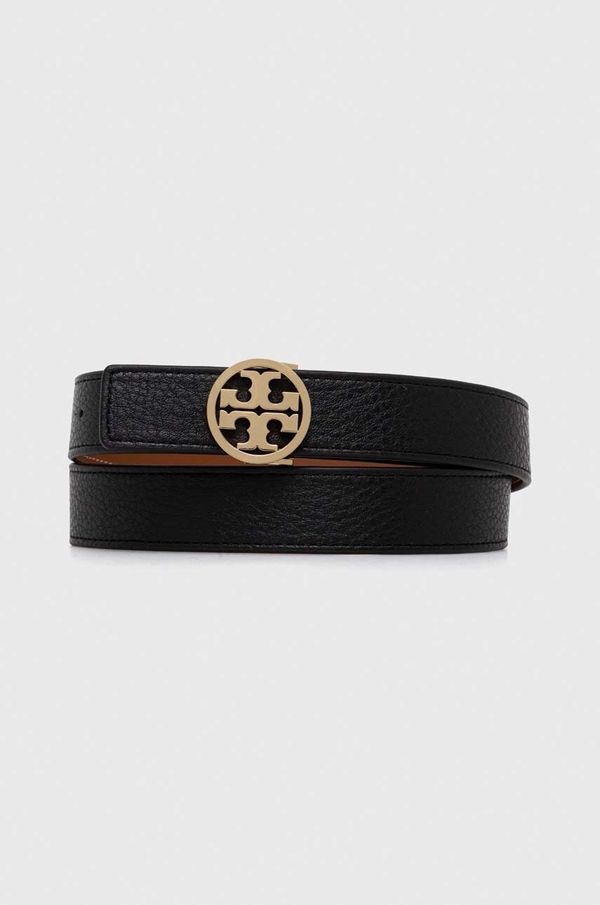 Tory Burch Dvostrani kožni remen Tory Burch za žene, boja: crna