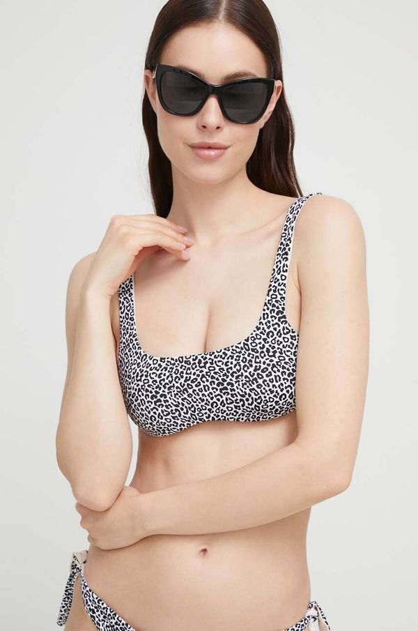 United Colors of Benetton Dvostrani kupaći grudnjak United Colors of Benetton boja: crna, mekane košarice