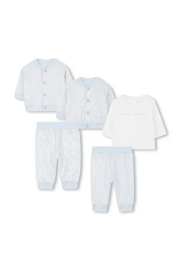 Marc Jacobs Dvostrani pamučni set za bebe Marc Jacobs
