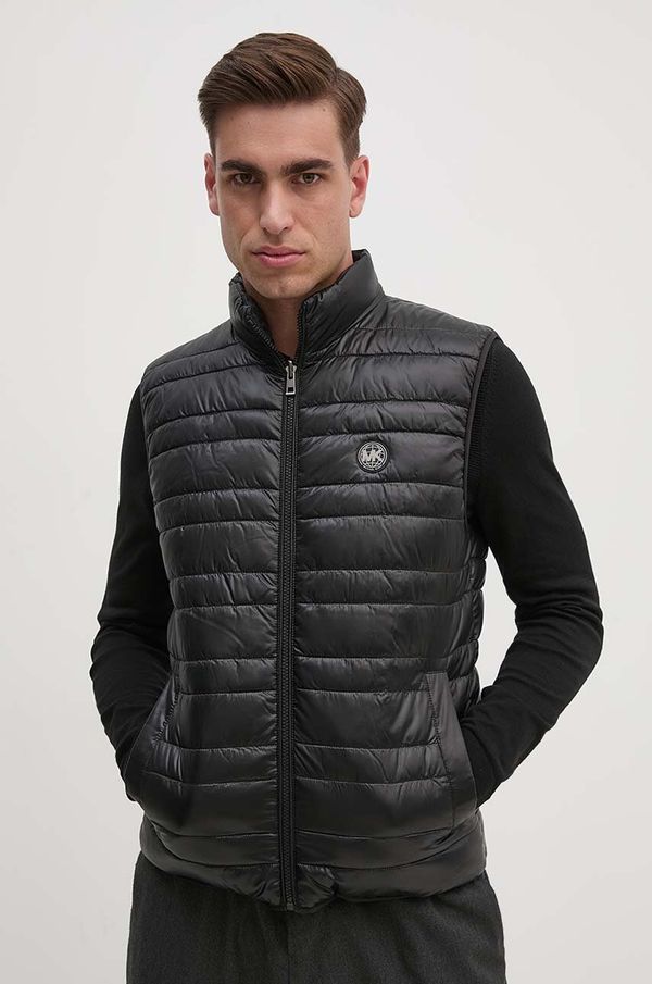 Michael Kors Dvostrani prsluk Michael Kors za muškarce, boja: crna, za zimu, CT4201135P