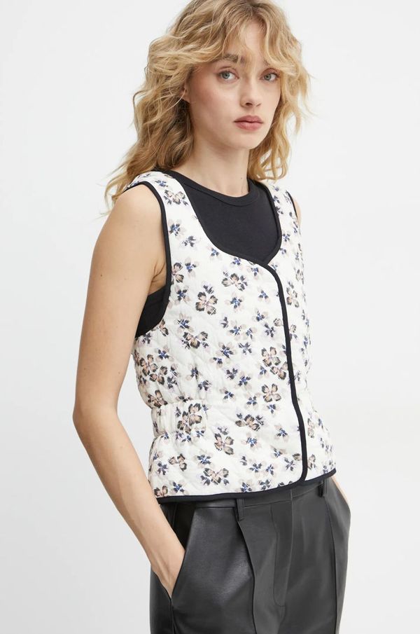 MUNTHE Dvostrani prsluk MUNTHE SAHLA za žene, boja: bež, za prijelazno razdoblje, 244150524402