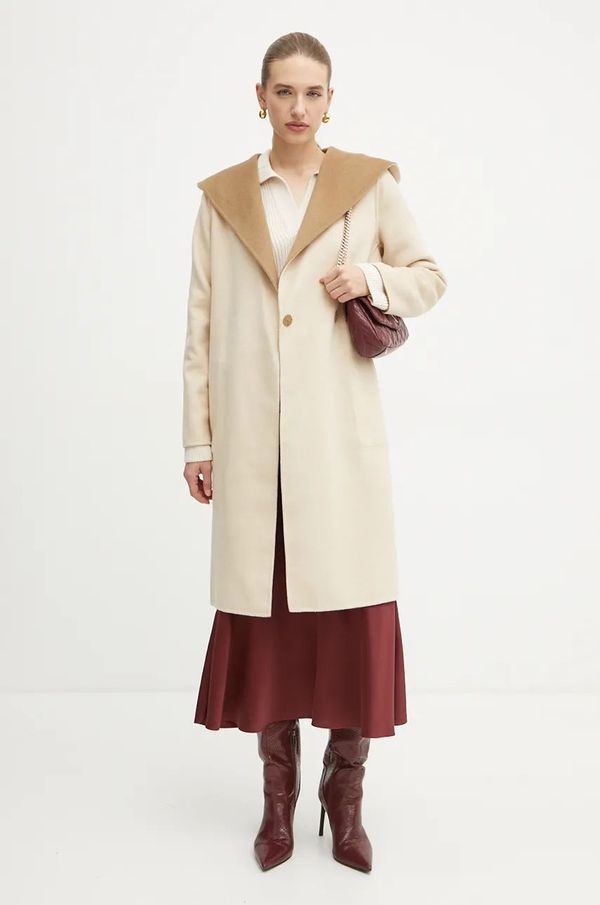 MICHAEL Michael Kors Dvostrani vuneni kaput MICHAEL Michael Kors boja: smeđa, za prijelazno razdoblje, 77B6510M22