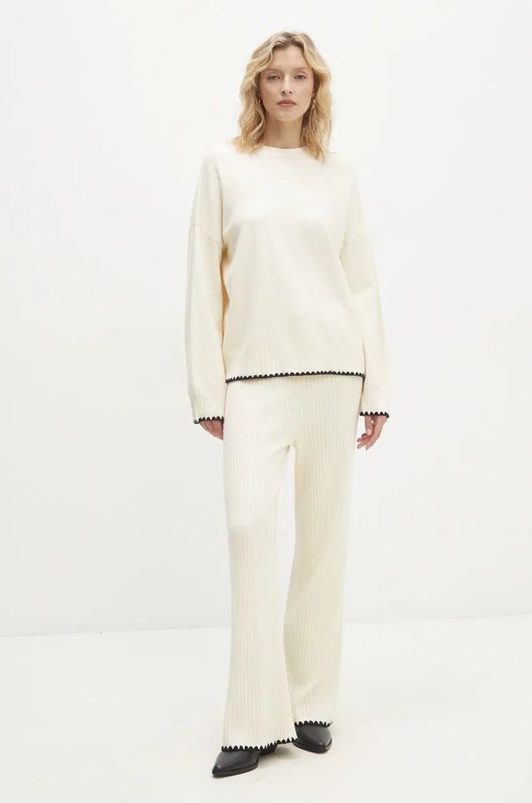 Answear Lab Džemper i hlače Answear Lab boja: bež