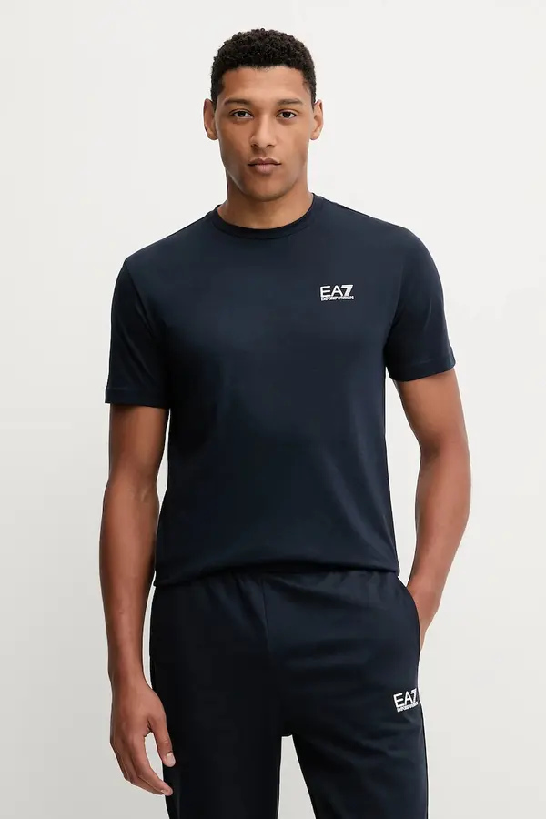 EA7 Emporio Armani EA7 Emporio Armani basic majica kratkih rukava za muškarce od pamuka