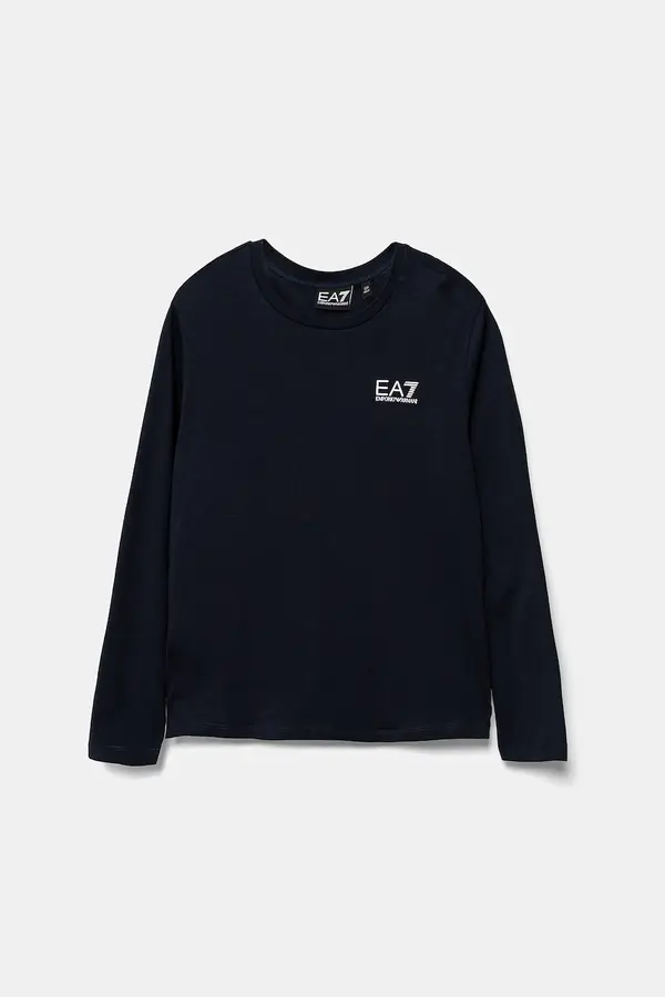 EA7 Emporio Armani EA7 Emporio Armani Dječja pamučna majica dugih rukava EA7 Emporio Armani
