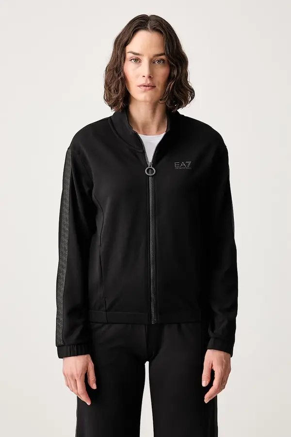 EA7 Emporio Armani EA7 Emporio Armani dukserica na zakopčavanje sa kapuljačom za žene