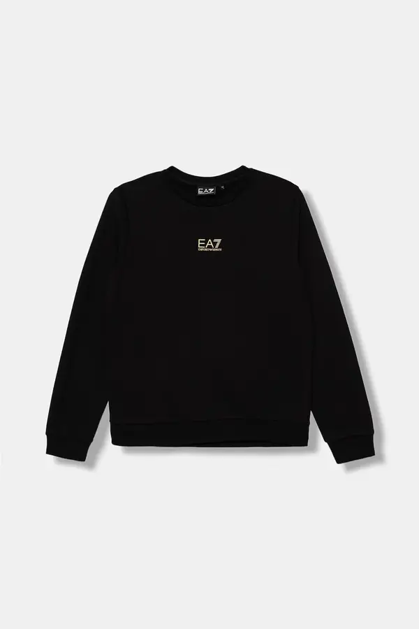 EA7 Emporio Armani EA7 Emporio Armani dukserica za djecu s pamukom