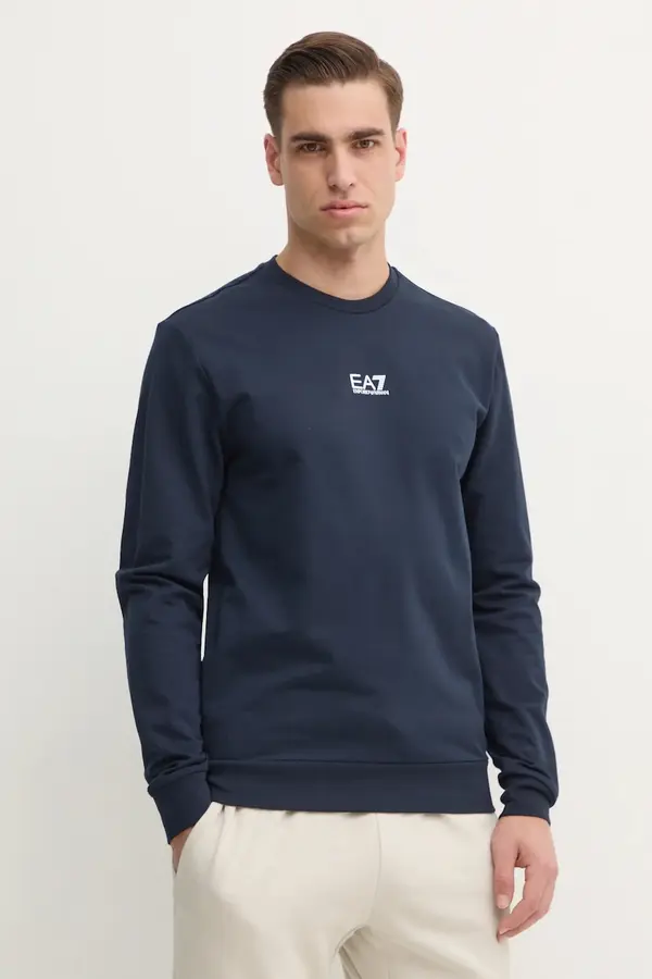 EA7 Emporio Armani EA7 Emporio Armani dukserica za muškarce od pamuka