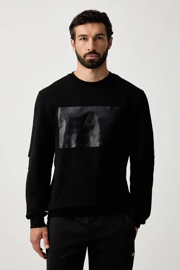 EA7 Emporio Armani EA7 Emporio Armani dukserica za muškarce od pamuka