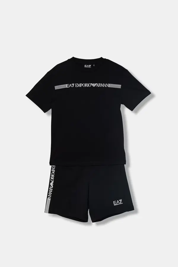 EA7 Emporio Armani EA7 Emporio Armani komplet za djecu od pamuka