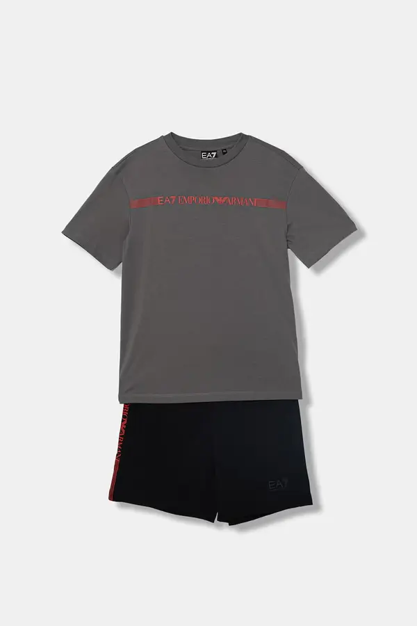EA7 Emporio Armani EA7 Emporio Armani komplet za djecu od pamuka