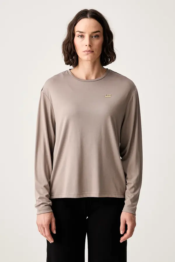 EA7 Emporio Armani EA7 Emporio Armani majica dugih rukava za žene s viskozom