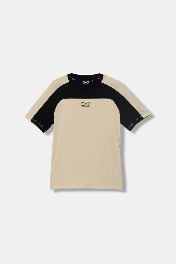 EA7 Emporio Armani EA7 Emporio Armani majica za djecu od pamuka