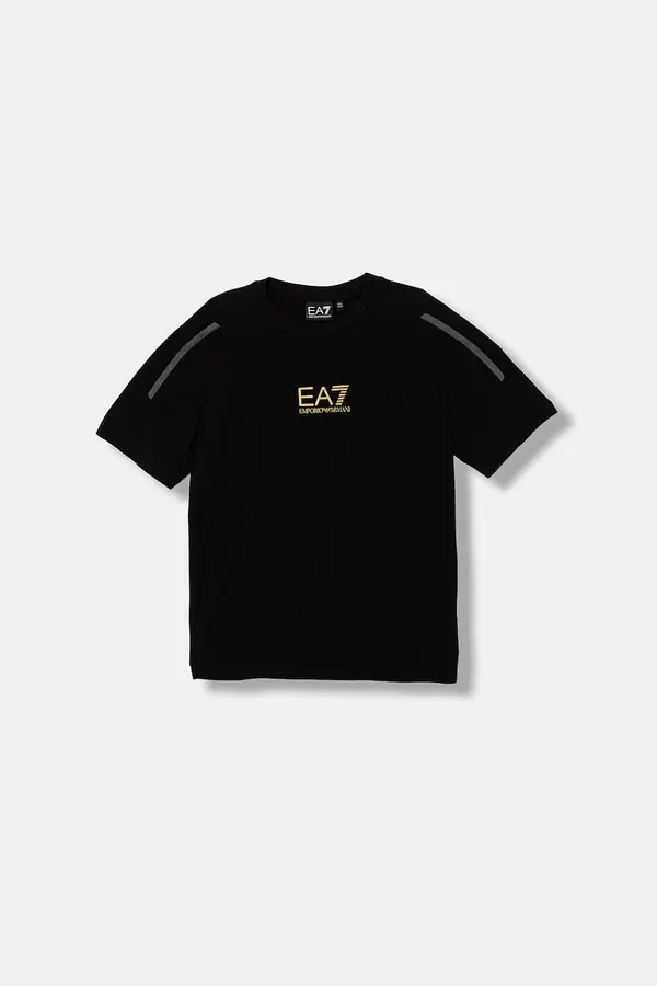 EA7 Emporio Armani EA7 Emporio Armani majica za djecu od pamuka s elastanom