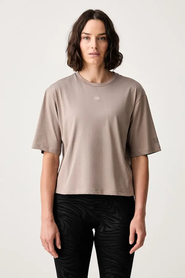 EA7 Emporio Armani EA7 Emporio Armani majica za trening za žene od pamuka